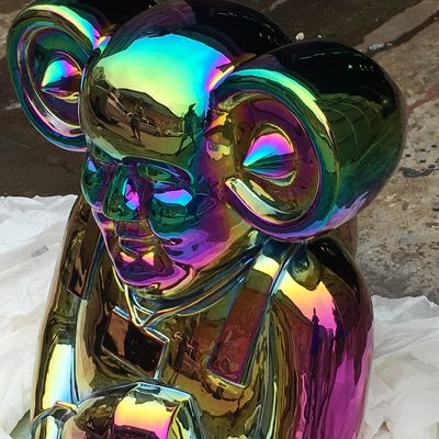 Electroplated Large Metal Wall Sculptures Living Room Cool Animal Sculptures Decorations