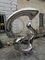 Large Silver Yard Animal Statues , 1200 Mm Western Art Sculptures